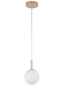 Lampa wisząca kula złota GAMA 1 33406
