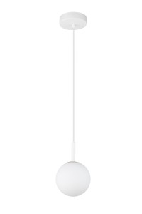 Lampa wisząca kulka biała GAMA 1 33405