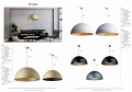 Sfera 35  30146  lampa wisząca biało-miedziana Sigma