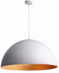 Sfera 35  30146  lampa wisząca biało-miedziana Sigma
