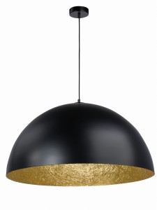 Sfera 50  30137  lampa wisząca czarno-złota  Sigma