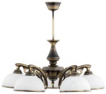 Lampa wisząca Hermes żyrandol 5 pł.  patyna O3165 W5 PAT Lemir