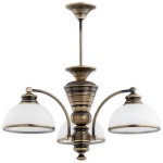 Lampa wisząca Pelion żyrandol 3 pł. / patyna O3183 W3 PAT Lemir