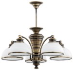 Lampa wisząca Pelion żyrandol 5 pł. / patyna O3185 W5 PAT Lemir