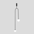 Lampa wisząca Loop czarna 123cm  ST-8928S black