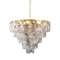 Żyrandol kryształowy lampa wisząca złoty 6xE14 Chelsea ML6002