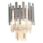 Kryształowy kinkiet chrom 2xE14 Aspen chrome ML5995