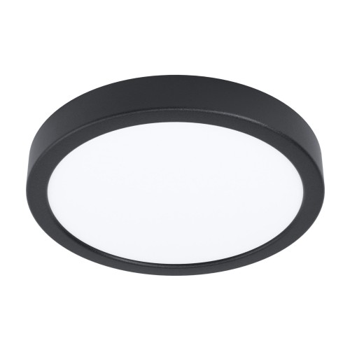Plafon czarny led okrągły lampa natynkowa IP44 Argolis 2 900278