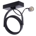 Reflektor lampa sufitowa Lugar czarny 1 x ES111 GU10  ML5704