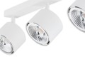 Lampa sufitowa z żarówkami potrójny reflektor, plafon biały regulowany CLEVLAND 6100