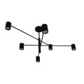 Lampa wisząca Snow 6 czarna LP-731/6P BK