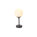 Lampa mała biurkowa czarna klosz kula Dorado LP-002/1T S BK