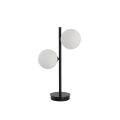 Lampa biurkowa czarna nocna białe kule Dorado LP-002/2T BK