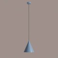 Lampa wisząca FORM DUSTY BLUE niebieska  1108G16 Aldex