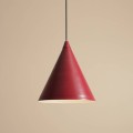 Lampa wisząca 1XE27  FORM RED WINE bordowa 1108G15 Aldex