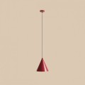 Lampa wisząca 1XE27  FORM RED WINE bordowa 1108G15 Aldex
