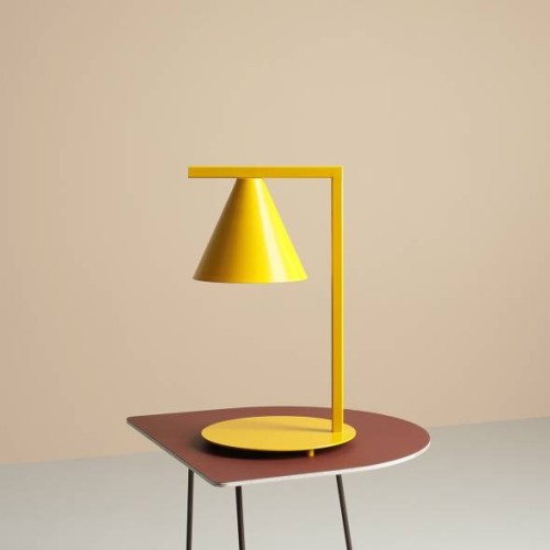 Lampa biurkowa FORM TABLE MUSTARD  żółta 1108B14 Aldex