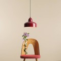 Lampa wisząca COMO RED WINE bordowa 1XE27 Aldex 946G15