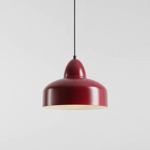 Lampa wisząca COMO RED WINE bordowa 1XE27 Aldex 946G15