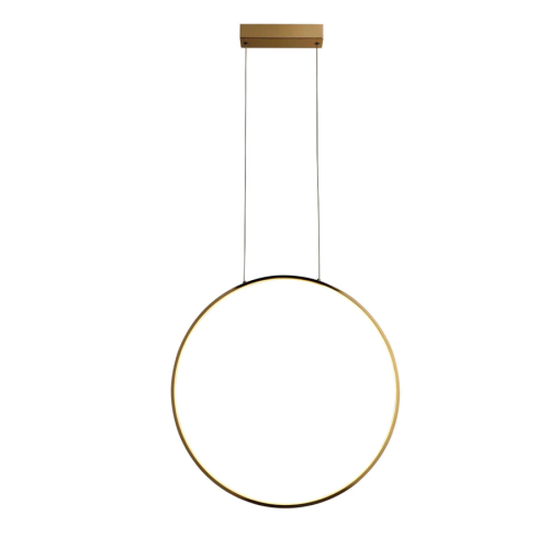 Lampa wisząca złota koło duża IP44 Mirror LP-999/1P L GD