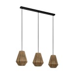 Potrójna lampa wisząca na listwie 43786 Alderney