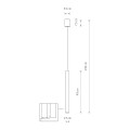 Lampa wisząca G9 miedziana LASER 490 COPPER 10452 Nowodvorski