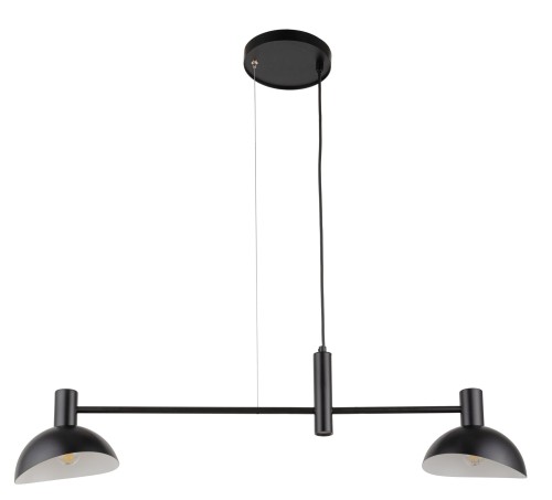 Podwójna lampa metalowa czarna Artis 40525
