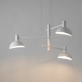 Potrójna lampa wisząca metalowa biała 40528 Artis