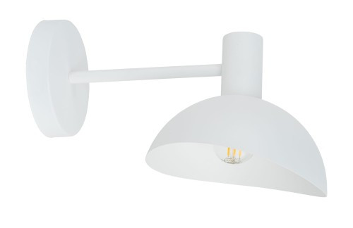 Kinkiet metalowy biały 40534