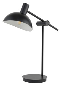 Lampa biurkowa metalowa czarna 50344 Artis