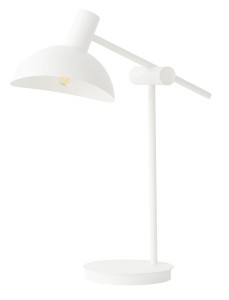 Lampa biurkowa metalowa biała 50345 Artis