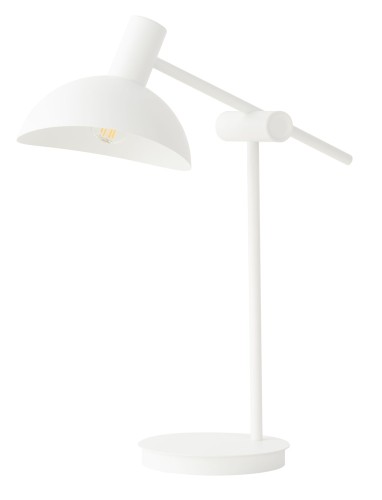Lampa biurkowa metalowa biała 50345 Artis