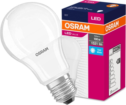 Żarówka LED  E27 13W LED VALUE CLASSIC biała neutralna 4000K OSRAM