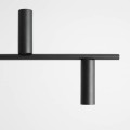 Lampa wisząca czarna 6XGU10 do jadalni TREVO 6 ALL BLACK 1104K1  Aldex