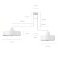 Żyrandol Vasco 2 biały  31552  lampa sufitowa  Sigma