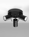Plafon RING 3P czarny lampa natynkowa SL.1016 SOLLUX lighting