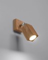 Kinkiet KEKE dąb lampa natynkowa do sypialni SL.1035 Sollux Lighting