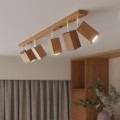 Plafon KEKE 6 dąb lampa sufitowa, kinkiet SL.1039 SOLLUX LIGHTING