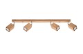 Plafon KEKE 4 dąb listwa sufitowa SL.1038 SOLLUX LIGHTING