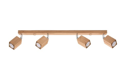 Plafon KEKE 4 dąb listwa sufitowa SL.1038 SOLLUX LIGHTING