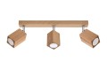 Plafon KEKE 3 dąb listwa nasufitowa , kinkiet SL.1037  SOLLUX LIGHTING