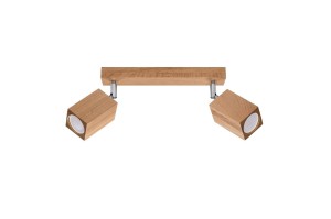 Plafon KEKE 2 dąb listwa natynk, kinkiet SL.1036 SOLLUX LIGHTING
