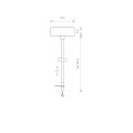 Zawieszenie elektryczne, zasilanie do szyny PROFILE POWER SUPPLY KIT WHITE 9237
