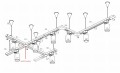Łącznik X biały do szynoprzewodów PROFILE X-CONNECTOR WHITE 9190