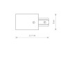 Końcówka zasilająca czarna do PROFILE RECESSED POWER END CAP BLACK 8973
