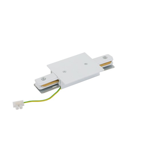 Łącznik liniowy zasilający do szyny wpuszczanej PROFILE RECESSED POWER STRAIGHT CONNECTOR WHITE 10227