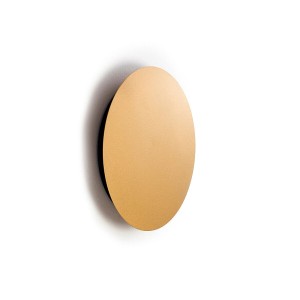 Lampa ścienna do salonu led kinkiet RING GOLD LED M 10350