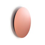 Lampa ścienna do salonu led kinkiet RING COPPER LED L 10348