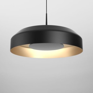 Lampa wisząca MAXI RING dot LED M930 Phase-Control zwieszany czarny+złoty 	59903-M930-DG-PH-12  Aqform