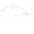 Lampa sufitowa do jadalni ruchoma  HEFT  10356 Nowodvorski
